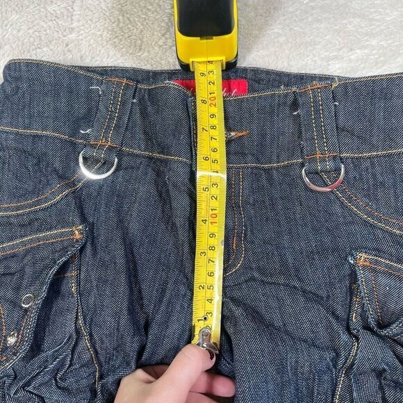 Vintage Y2K Baby Phat Cargo Women’s Capri Denim Cropped Jeans - Picture 7 of 8